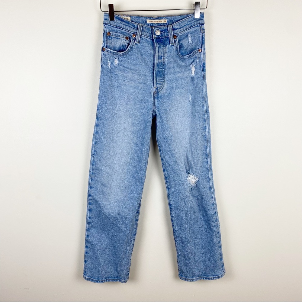 Levi's Ribcage Straight Ankle Jeans 25